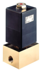 VÁLVULA DE CONTROL DE SOLENOIDE DE BAJA PRESIÓN DIFERENCIAL DE 2 VÍAS DE ACCIÓN DIRECTA 2836 BURKERT