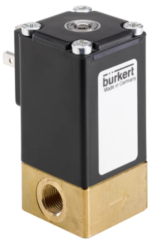 VÁLVULA DE CONTROL DE SOLENOIDE ESTÁNDAR DE 2 VÍAS DE ACCIÓN DIRECTA 2873 BURKERT