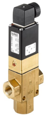VÁLVULA SOLENOIDE DE LATÓN INOXIDABLE 0340 BURKERT
