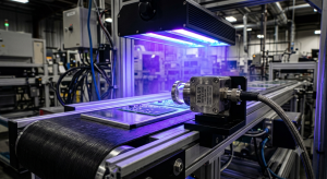 En líneas de curado UV para adhesivos, tintas y recubrimientos, la degradación de lámpara no avisa. Descubre cómo un fotodetector SiC integrado en tu PLC elimina el reprocesamiento y protege el margen de tu planta.